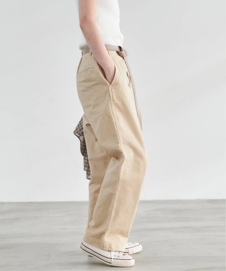 Spick and Span Higuchi×S チノワイドパンツ 38
