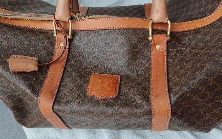 セリーヌ(CELINE)　ボストンバック　M13　ヴィンテージ マカダム柄