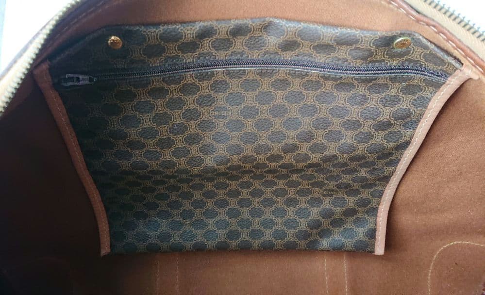 セリーヌ(CELINE)　ボストンバック　M13　ヴィンテージ マカダム柄