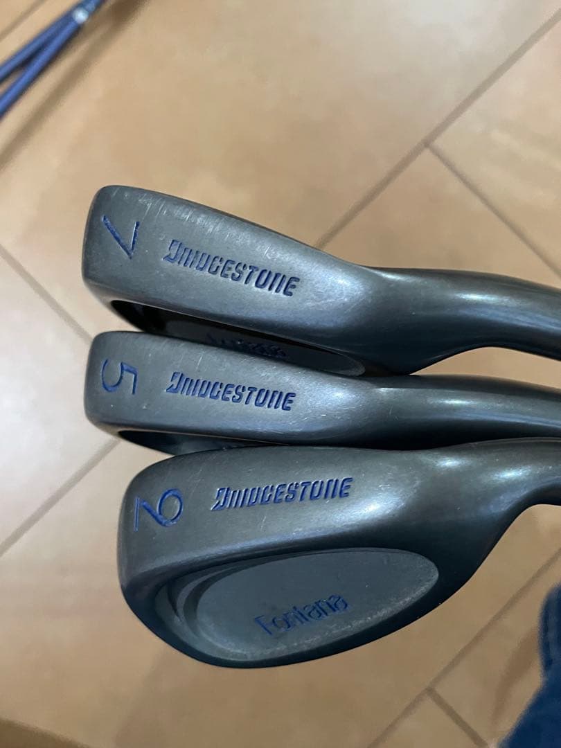 Le Coq Sportif キャディバッグ 青　ブリヂストンクラブ8点セット