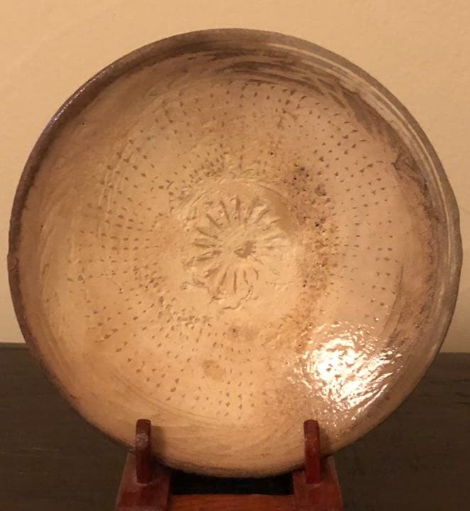 高麗　粉青沙器　　三島　皿　　　　　　#三作三島　#ニ作三島