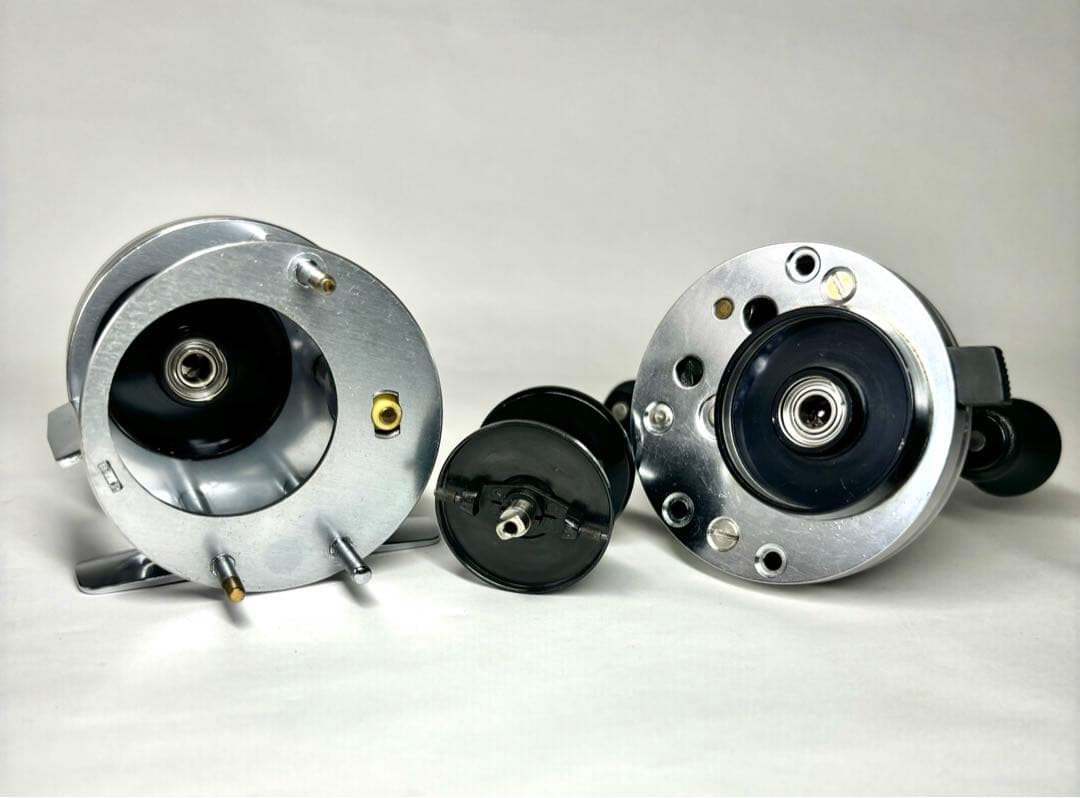 ヴィンテージアンバサダー1500C4本爪ドラグ、茶ステッカー、セラミックBB