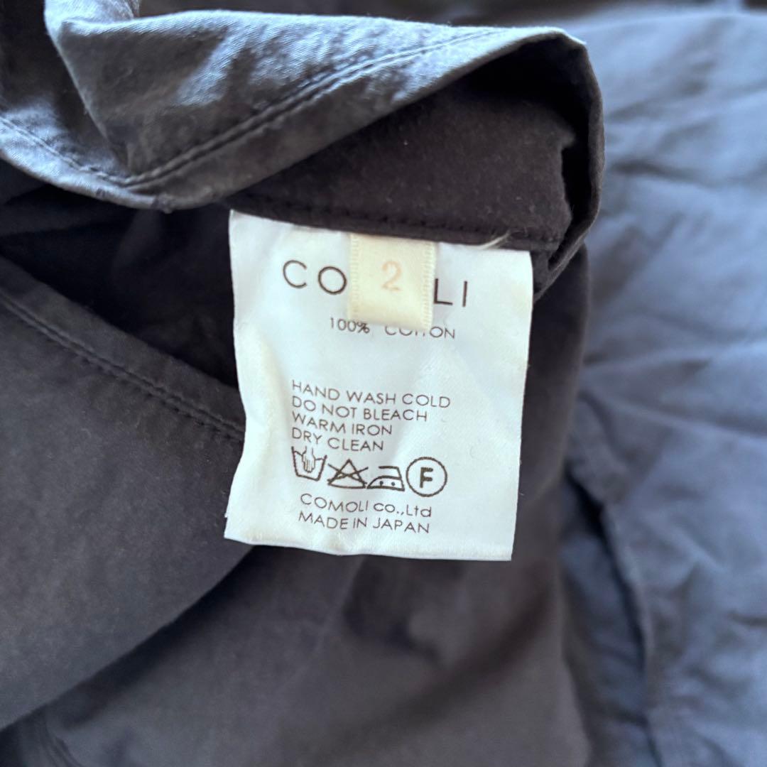 ✅COMOLI - コットンフーデッドモッズコート 2