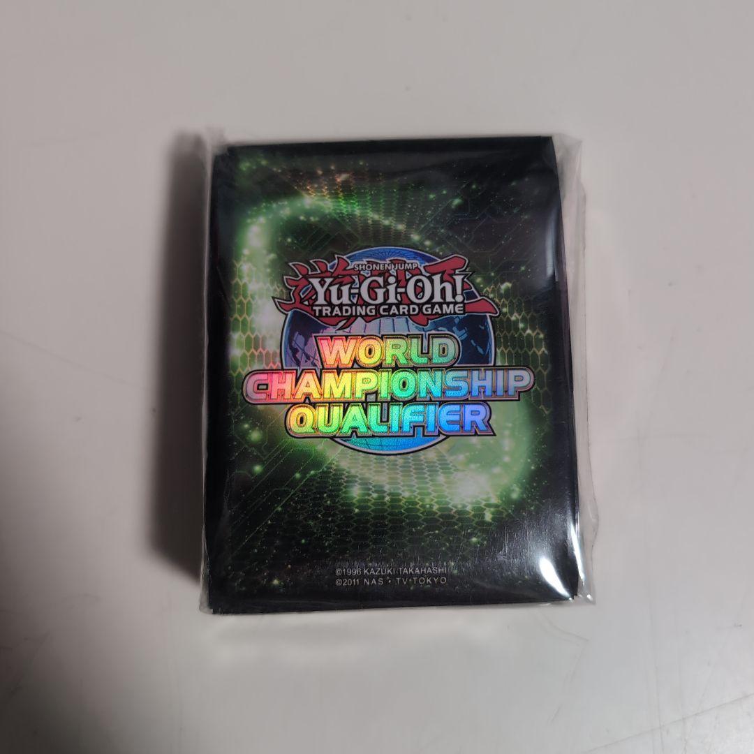 遊戯王 スリーブ WCQ 緑　グリーン　2013 未開封 1☆