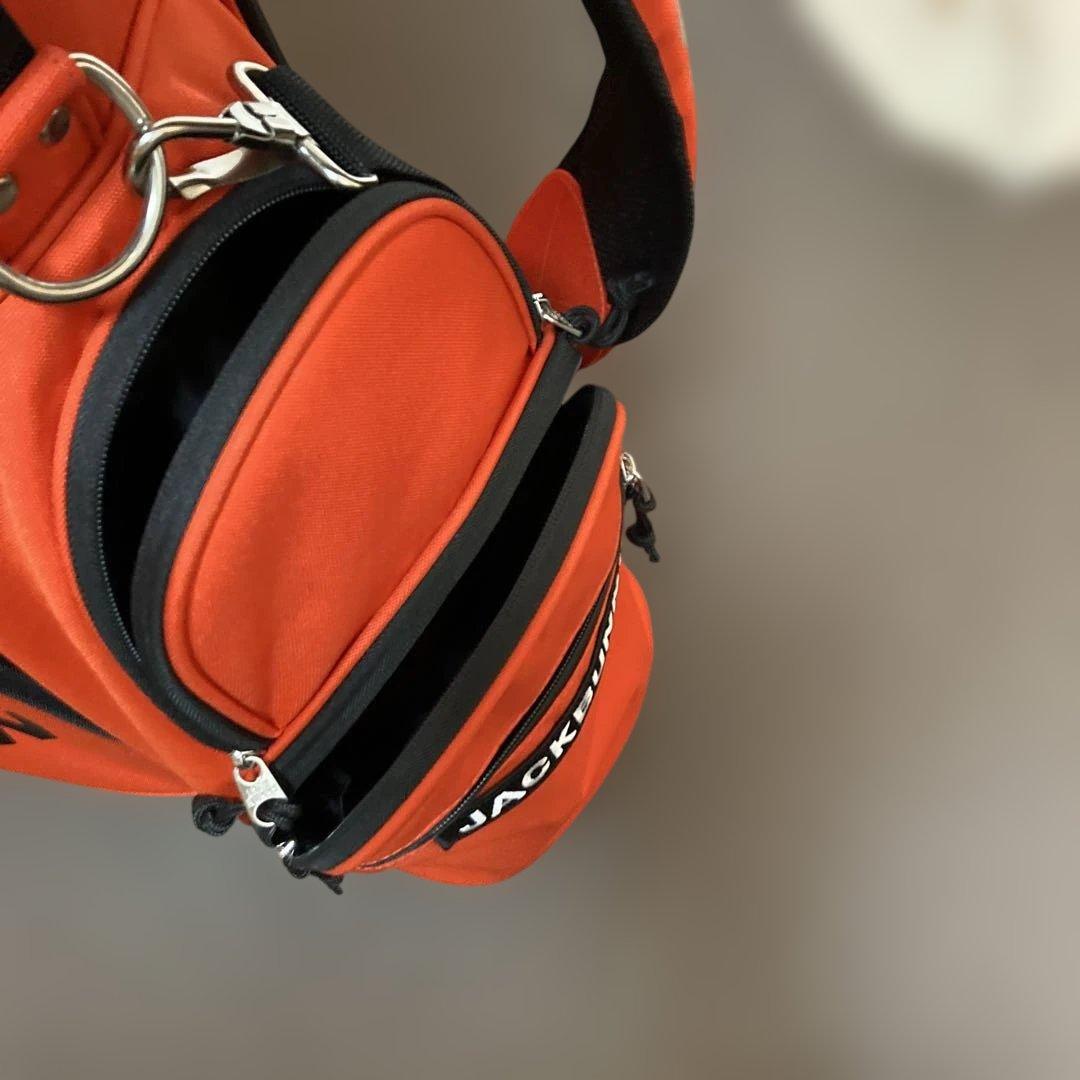 極美品定価29800円JACKBUNNY オレンジ キャディバッグ