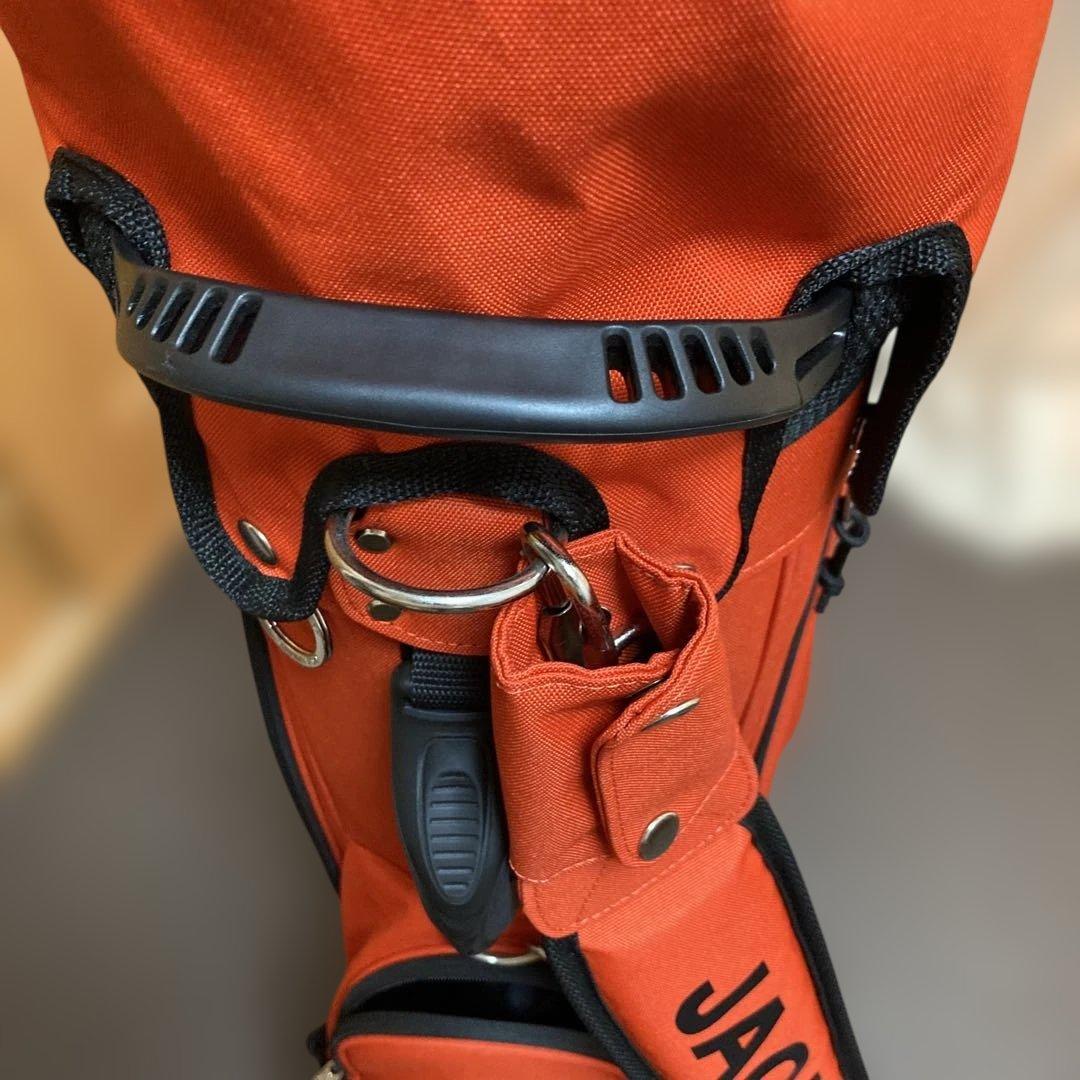 極美品定価29800円JACKBUNNY オレンジ キャディバッグ