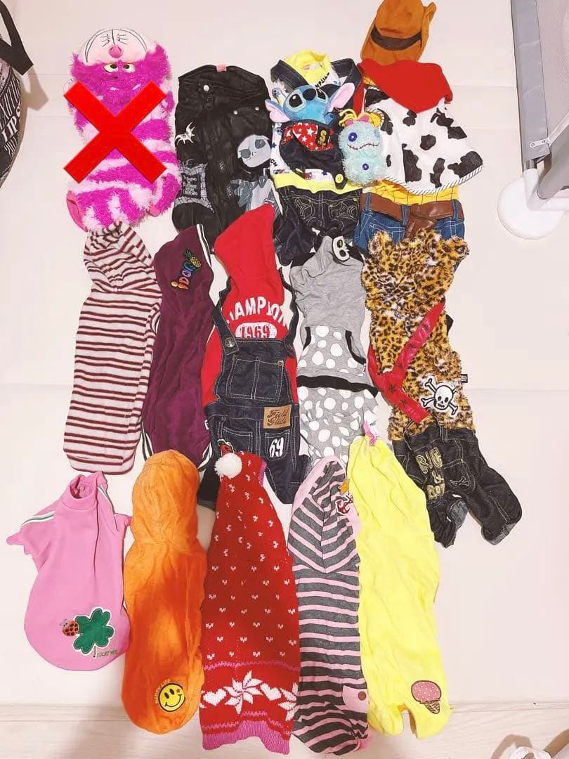 ペット　犬　猫　DSサイズ　服　まとめ売り　ペットパラダイス　ディズニー　犬服