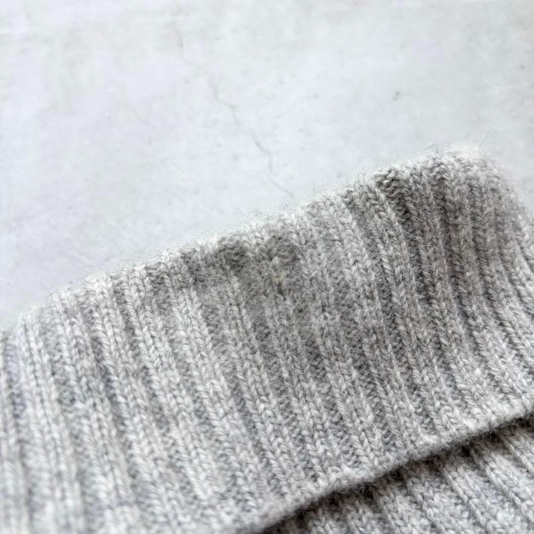 archivio タートルネック ウールニットセーター てんとう虫 ボーダー柄