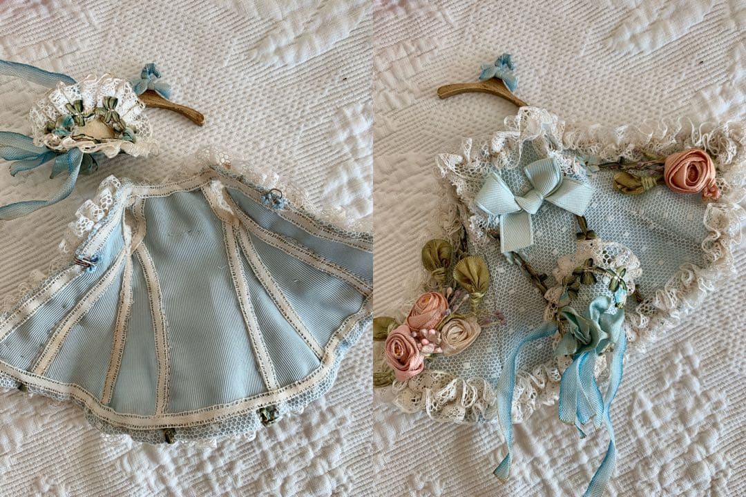 ※ réservé※ロココ装飾プレゼンテーションボックスミニョネットビスクドール