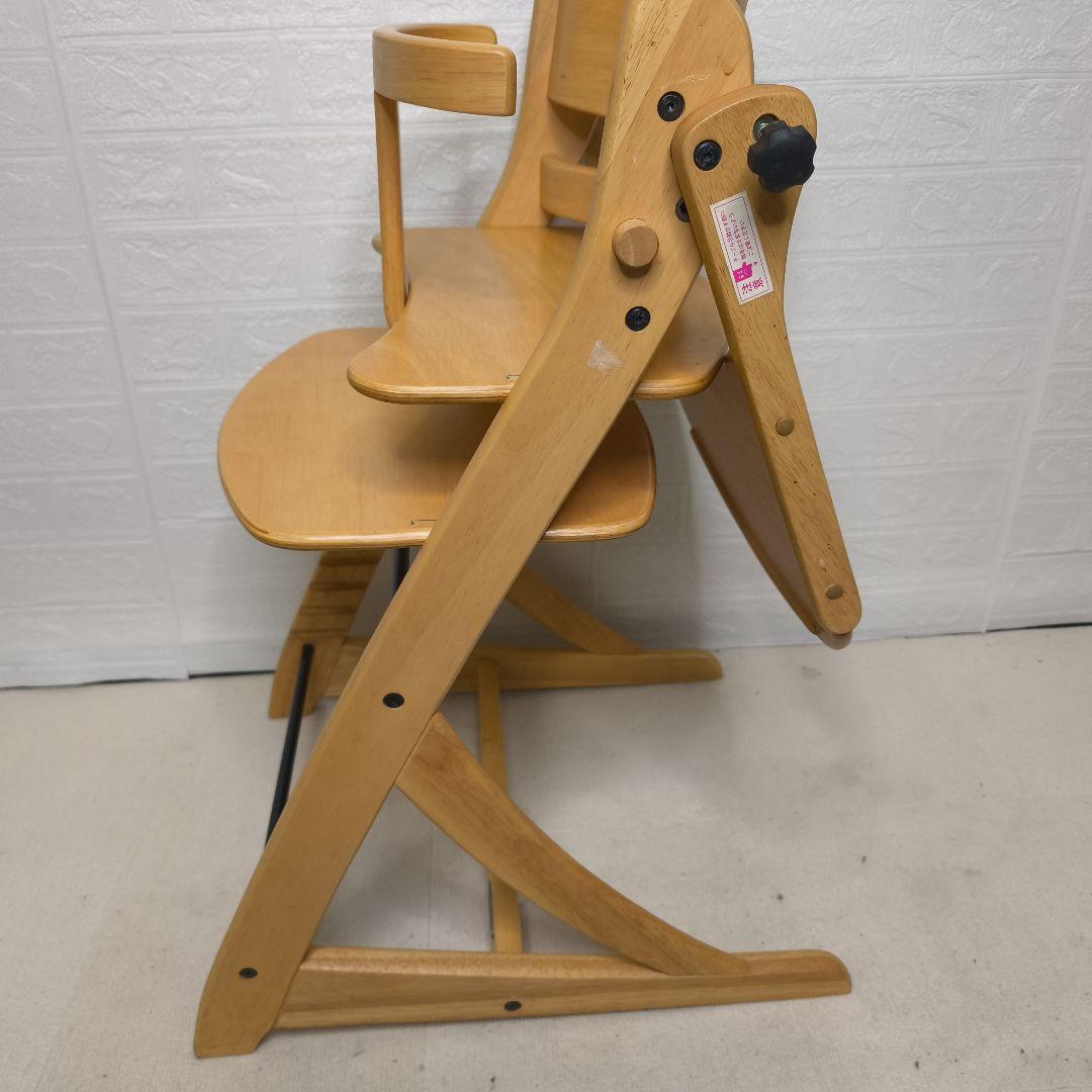 【美品】大和屋　すくすくチェアイーエス　テーブル&ガード付き　ハイチェア