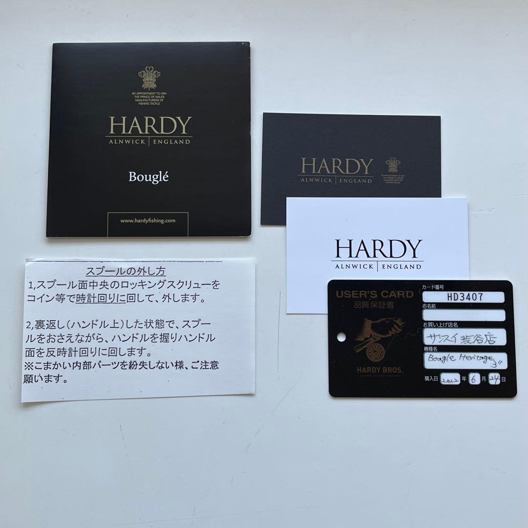 【極美品】ハーディ　ブグレ110周年記念HARDY Bougle 3フライリール