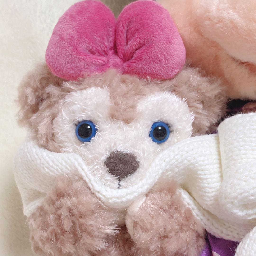 ディズニー　ウィンタートゥインクリングタウン　ぬいぐるみ　ミニー&シェリーメイ