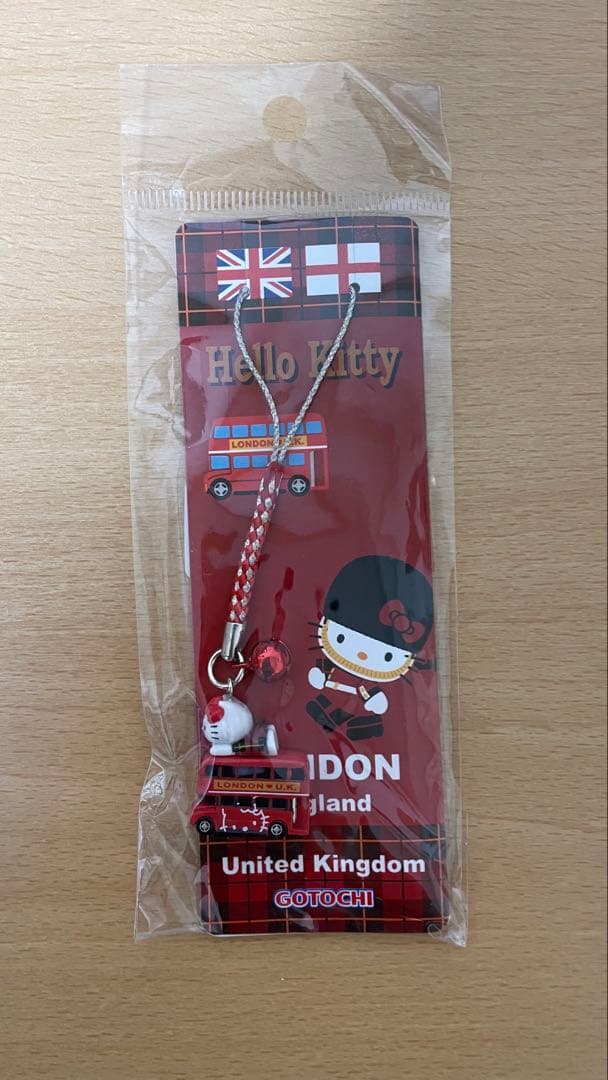ハローキティ ご当地キティ 根付け レア イギリス　ロンドン