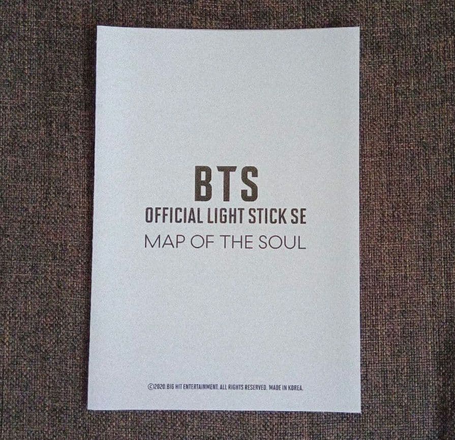 【 公式 】BTS ペンライト ver.4 アミボム トレカ有