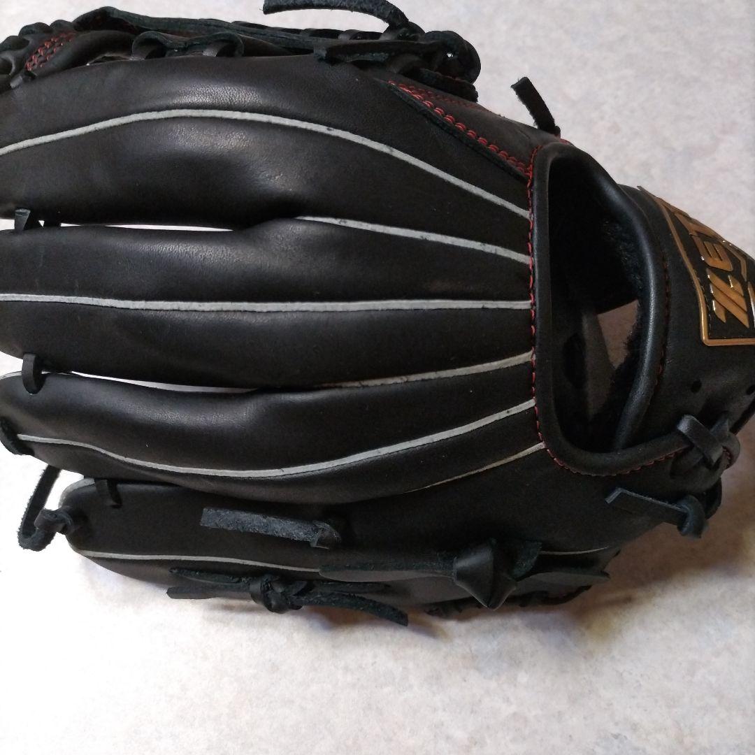 【2023年製】柔らかの人気アイテム　軟式用グローブ　ゼット　ブラック