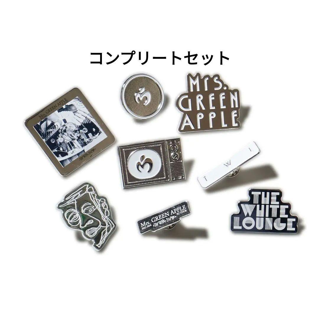 Mrs. GREEN APPLE ホワイトラウンジ ピンズ コンプリートセット