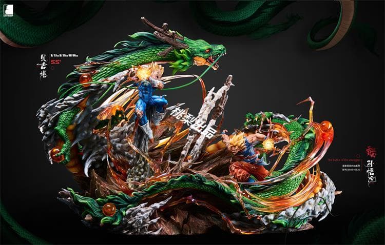 新品未開封『ドラコンボール』 ベジータ　＊　孫悟空　 ガレージキット スタチュー