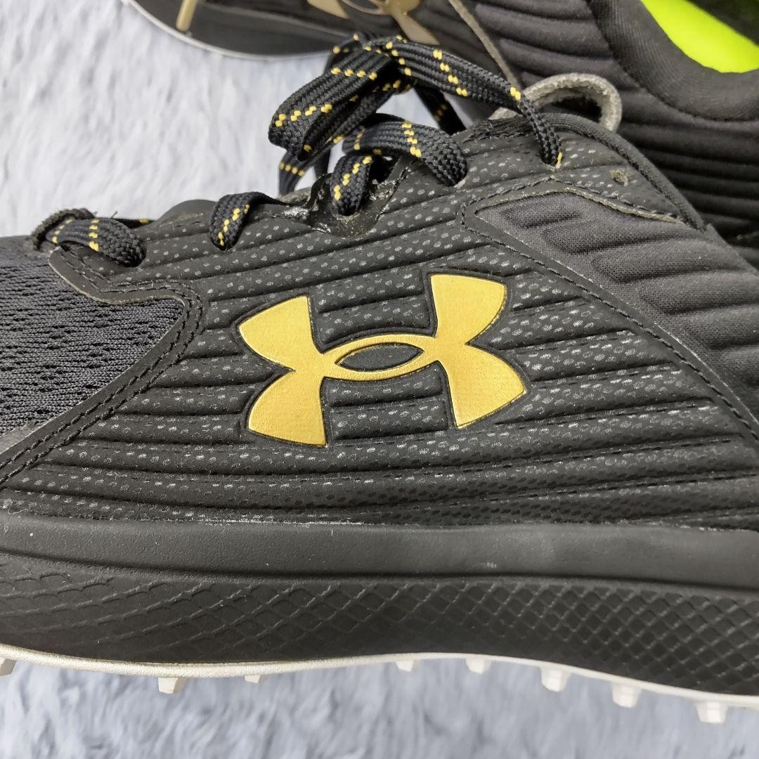 【美品】アンダーアーマー　野球トレーニングシューズ　ブラック　26.5cm