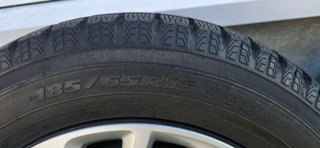 フリード純正ホイール スタッドレスセット 中古7部山