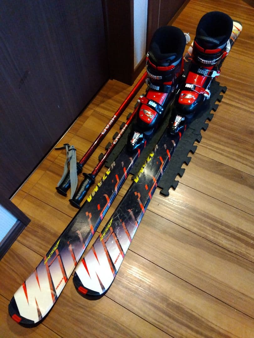 KAZAMA 学生・メンズ・レディース用/スキーセット・メンテ・WAX済み✔