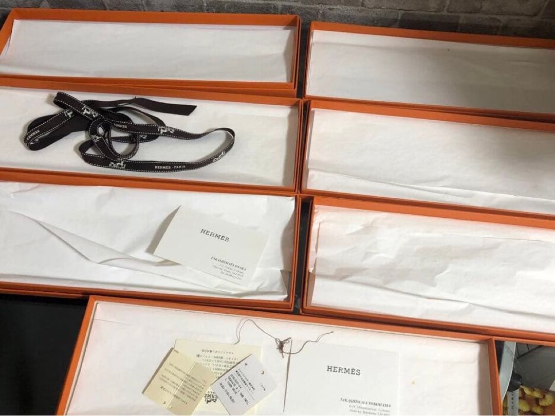 エルメス　ネクタイ箱　ネクタイ用 袋　まとめ売り　空箱