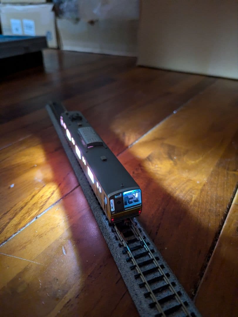 マイクロエース営団地下鉄7000系 冷房準備車6両セット室内灯、GMクーラー付き