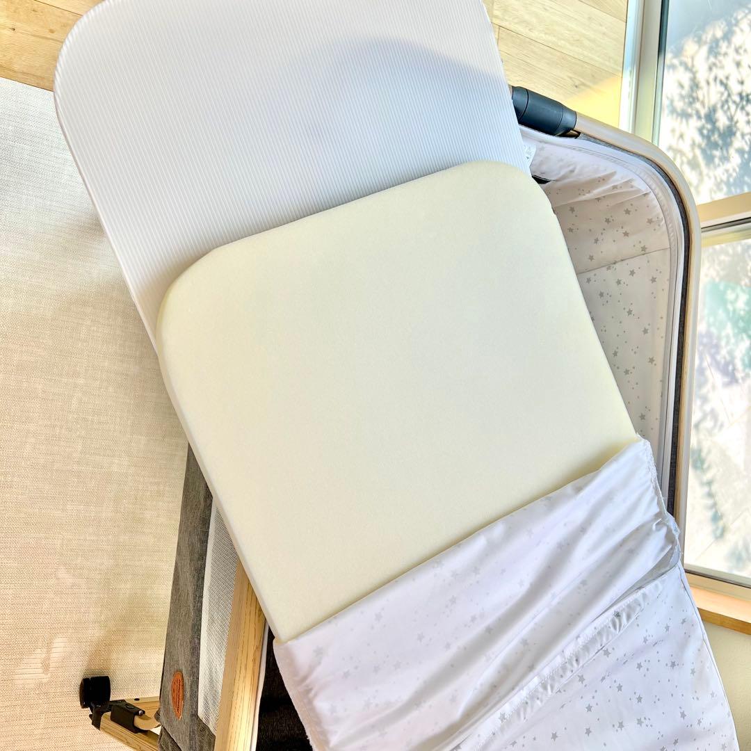 【美品】折りたたみ ベビーベッド 添い寝　軽量