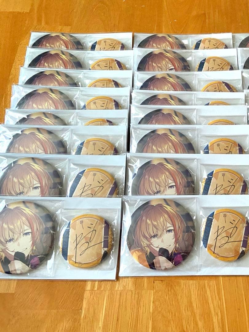 【うどん】風楽奏斗 誕生日グッズ2024 缶バッジ2種セット 16点