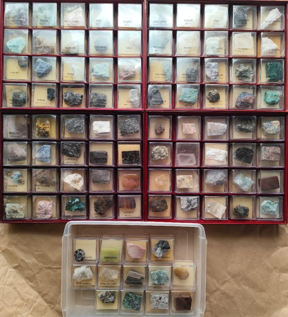 DeAGOSTINI 地球の鉱物コレクション93個　冊子無し　完全ジャンク品