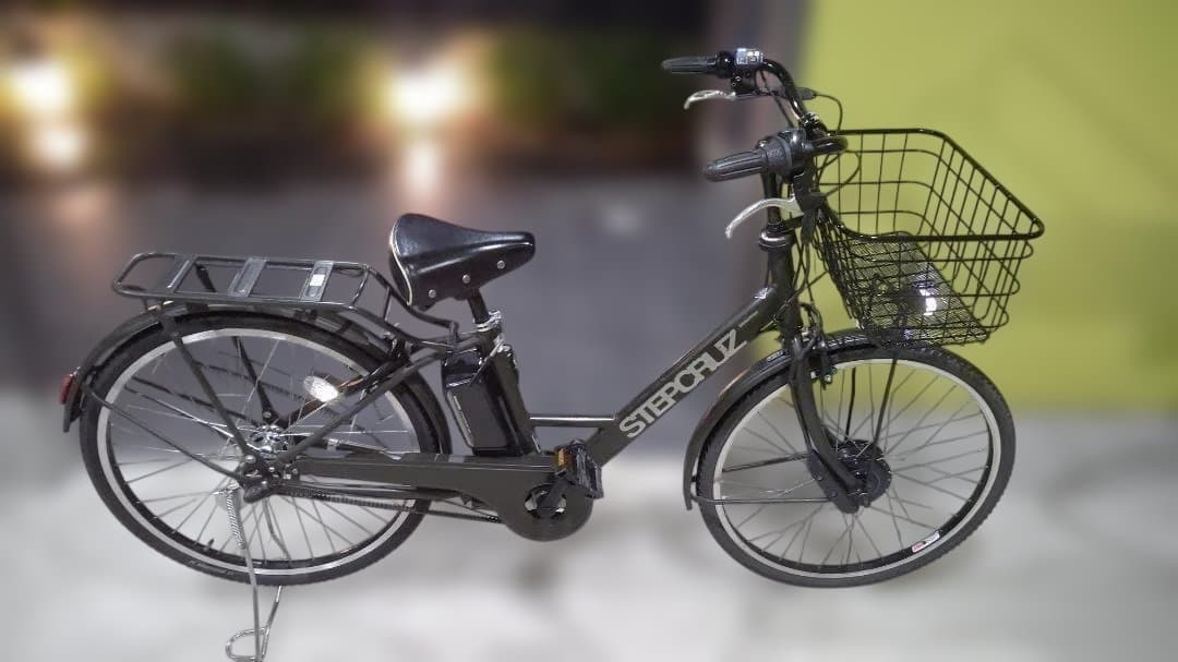 ステップクルーズｅ　タイヤ新品　回生充電　26インチ　電動自転車 ブリヂストン