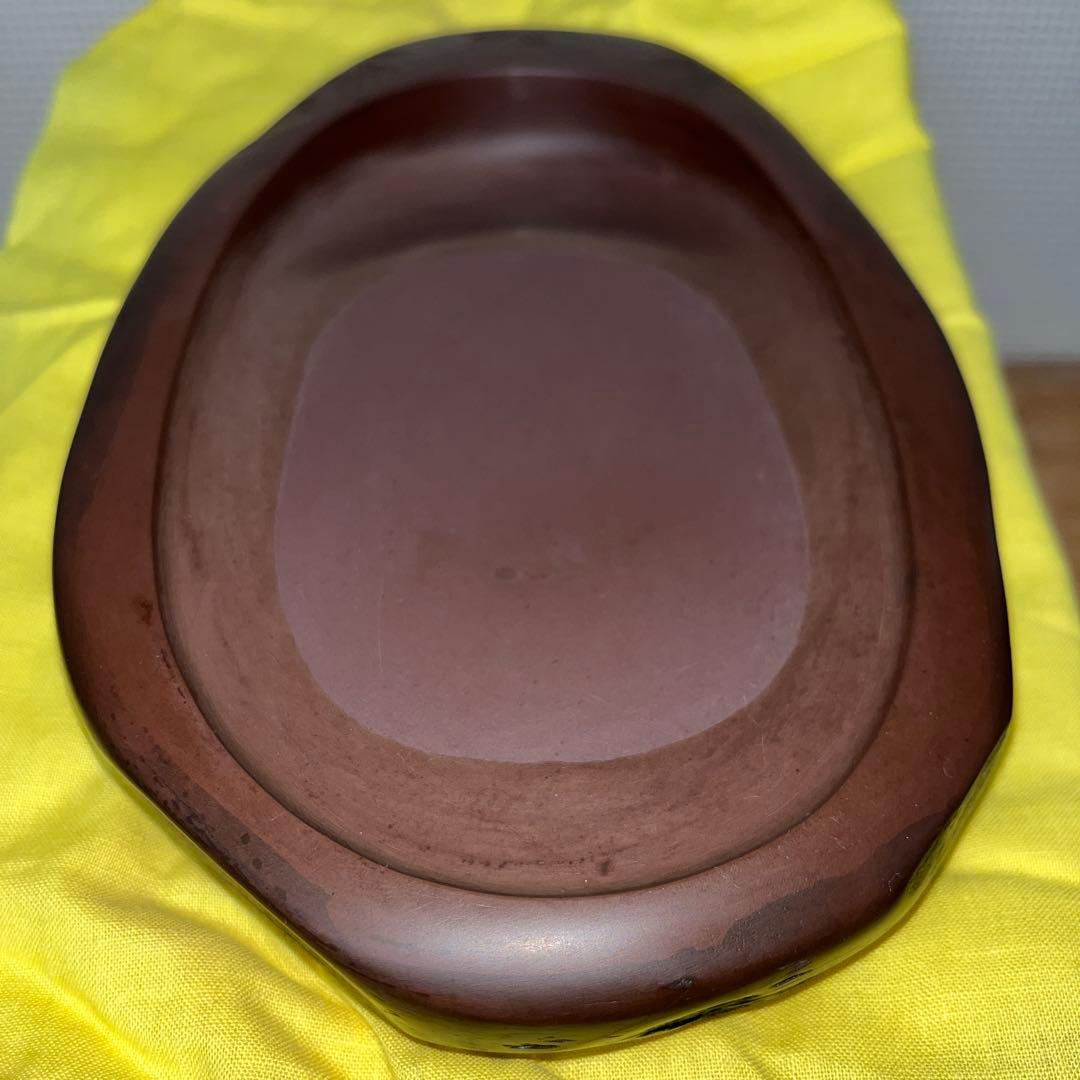 ⭕️希少　宮崎県　紅渓石硯　自然硯　二代目　羊堂　相馬羊堂