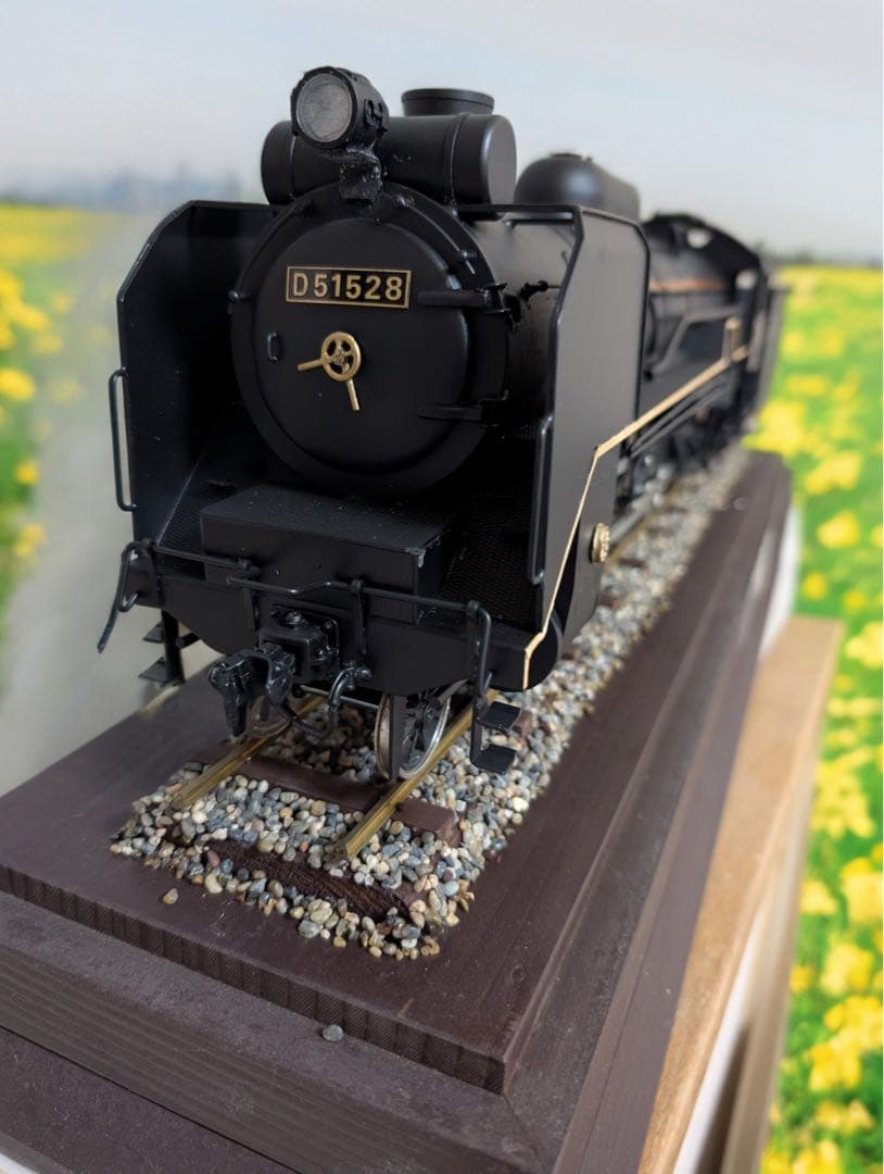 D51型加熱テンダー機関車モデル