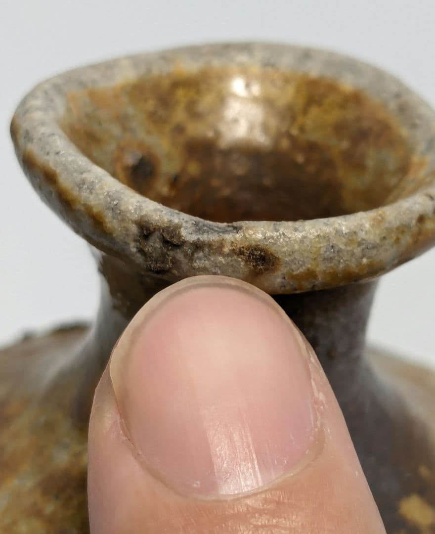 岡山県重要無形文化財 松井與之 備前焼 徳利 合箱 とっくり 酒器 食器 工芸品