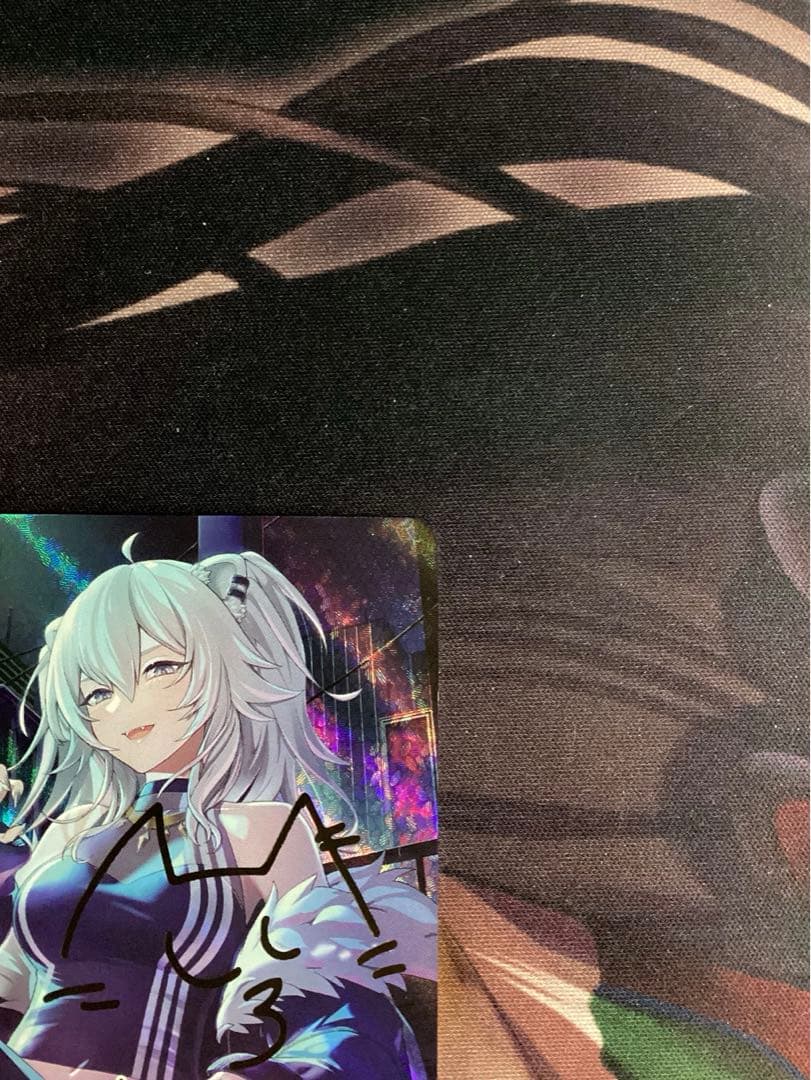 ホロライブオフィシャルカードゲーム 獅白ぼたん SEC サイン