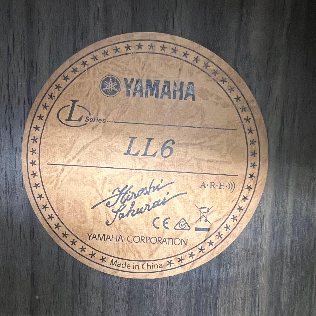 美品 YAMAHA ヤマハ LL6 アコースティックギター ケース付