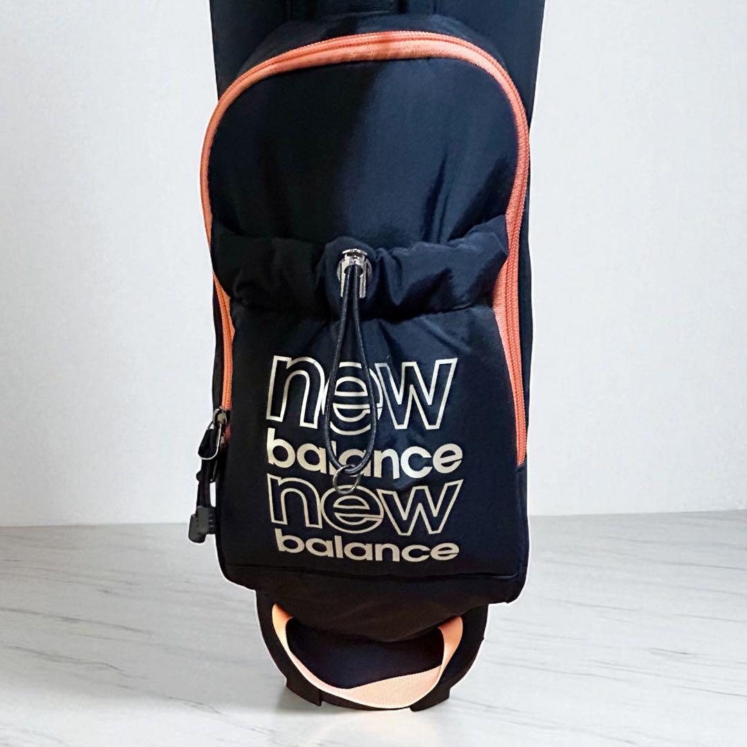 new balance ゴルフバッグ 黒とオレンジ