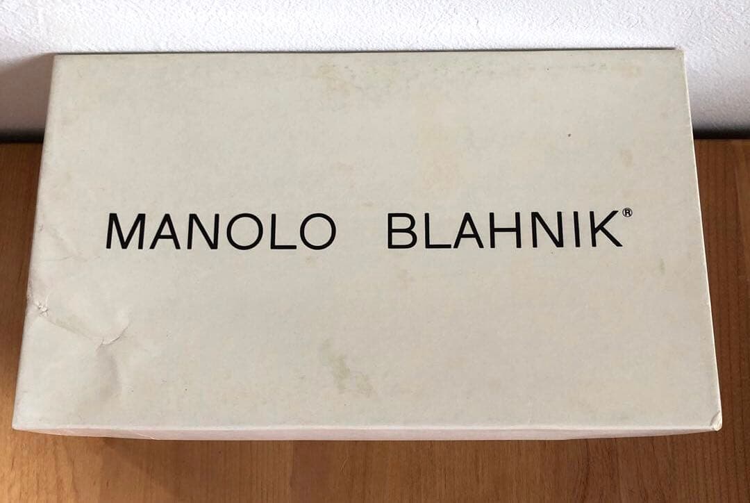 MANOLO BLAHNIK マノロブラニク　ピンク　薔薇　37 ヴィンテージ