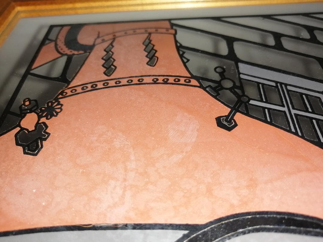 パブミラー「ニッカウヰスキー余市蒸溜釜」原画　奥山義八郎