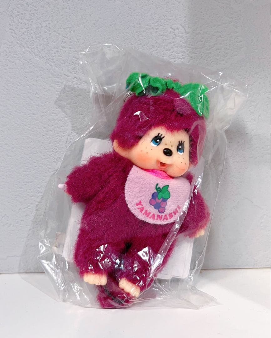 レア！ 希少！ 山梨限定 モンチッチ 巨峰 ぶどう マスコット ストラップ