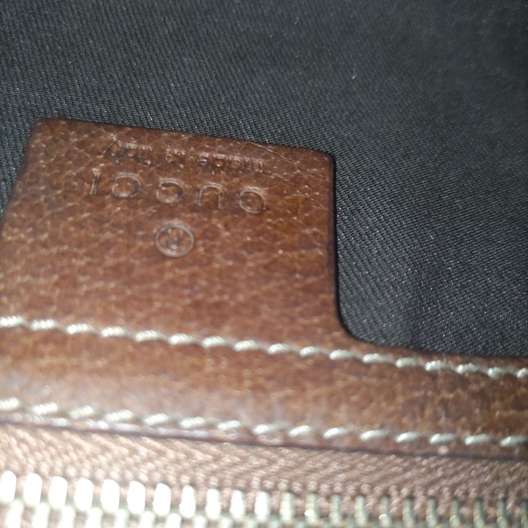 GUCCI GGパターン ハンドバッグ バンブーハンドル