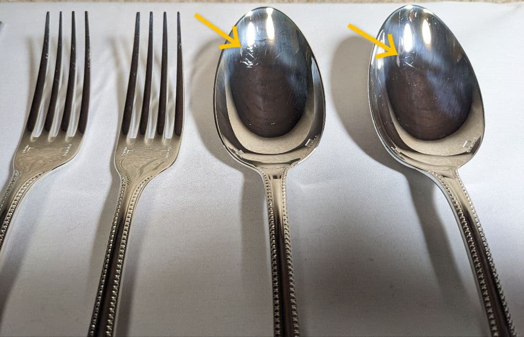 クリストフル　スプーン・フォーク・ナイフ6本セット