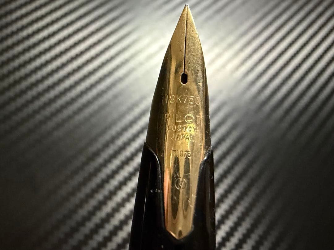 美品 パイロット シルバーン 冬木立 F 細字 万年筆 1970年代 18K