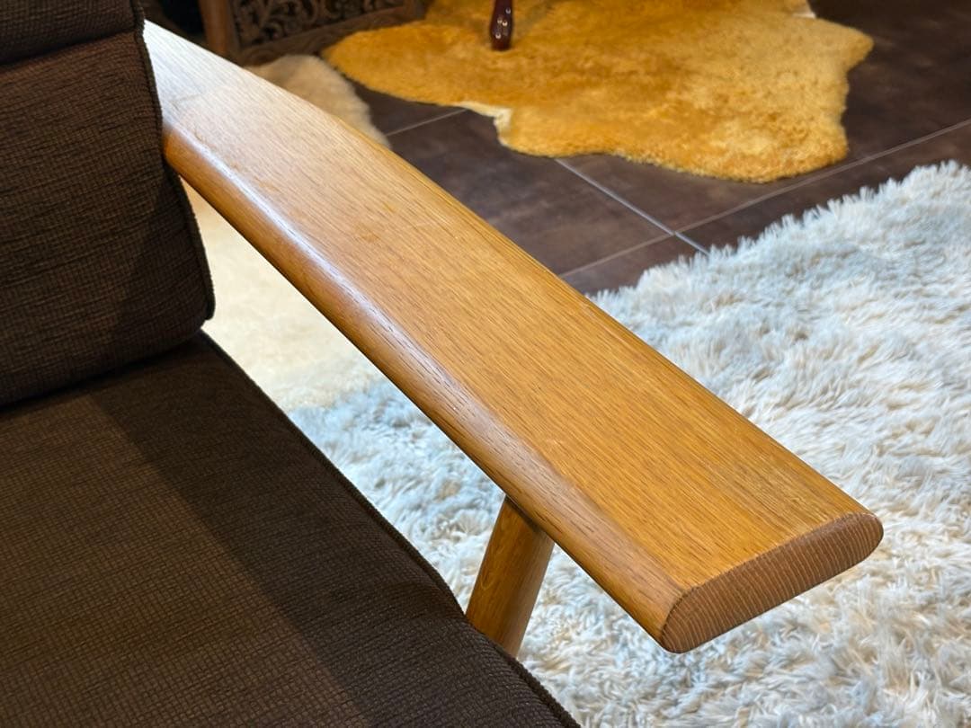 ①あっちゃん様HIDA カヤ KAYA 1Pソファ オーク無垢材 ラウンジ　NG