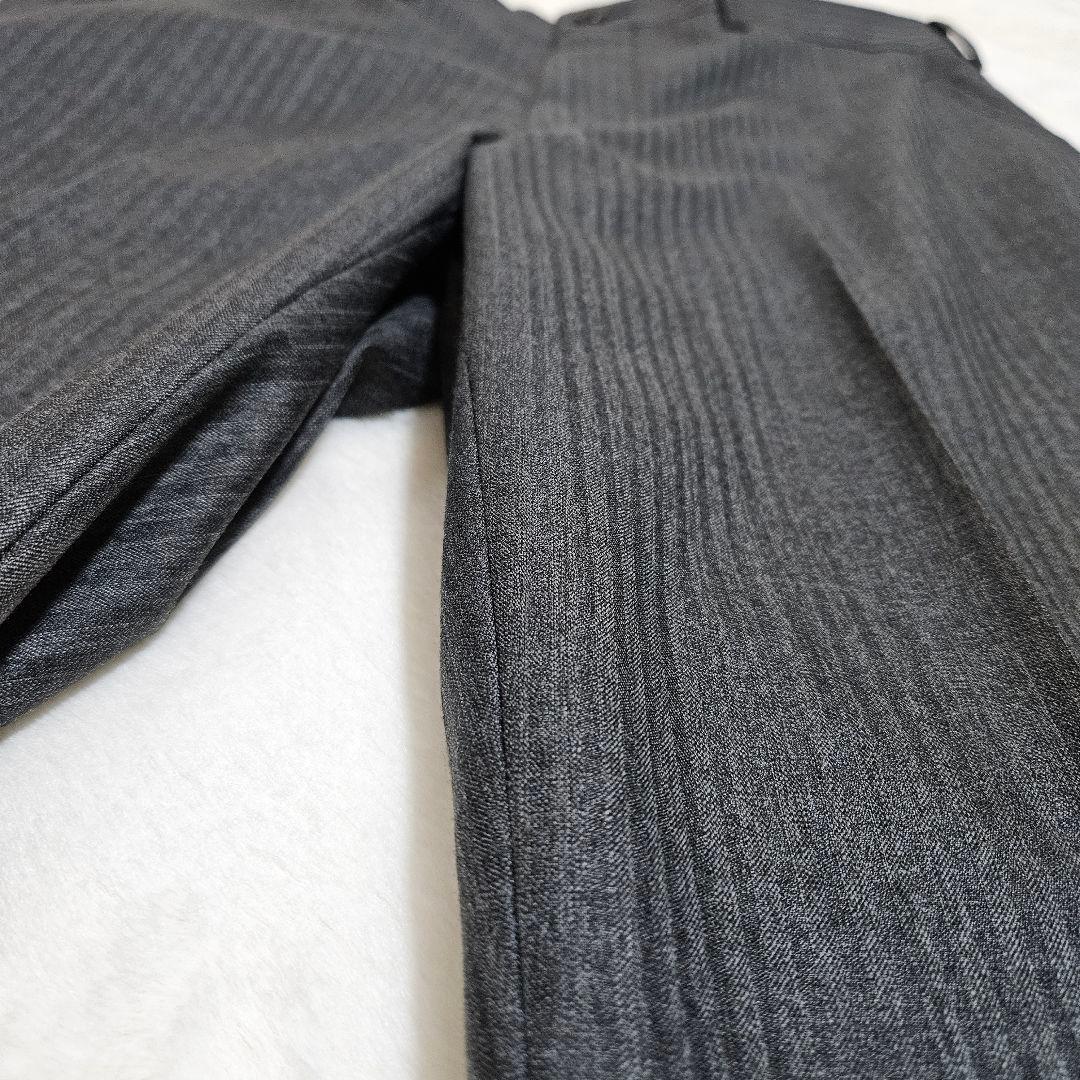 ✨極美品 タケオキクチ スーツ セットアップ グレー ストライプ ウール 3