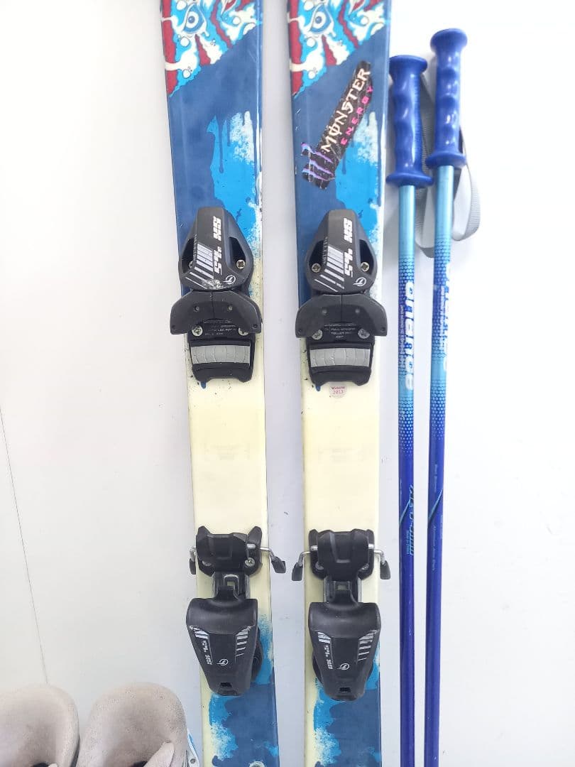 K2 ジュニアスキー3点セット　板124cm　ブーツ21.5ｃｍ