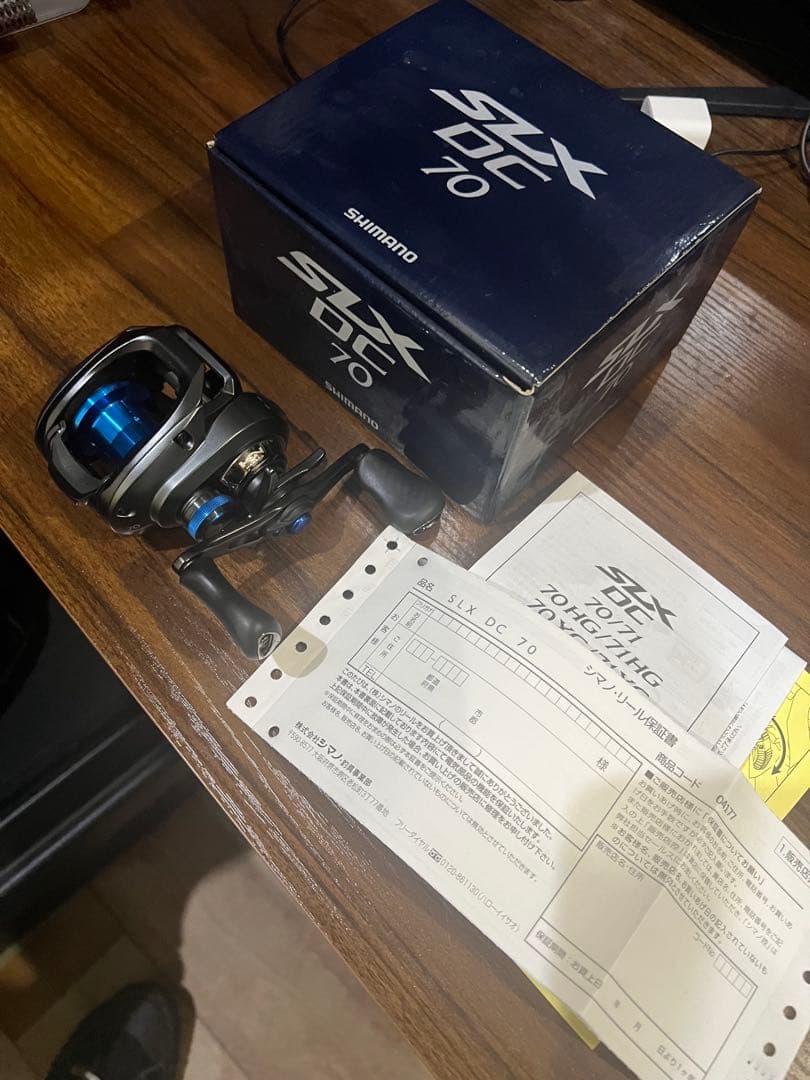 【SHIMANO】 シマノ SLX DC 70 6.3 右巻き 保証書付き☆美品