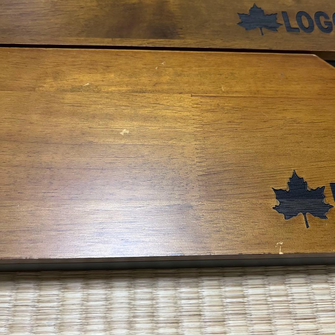 ■新品同様品■logos アイアンウッド　囲炉裏テーブル