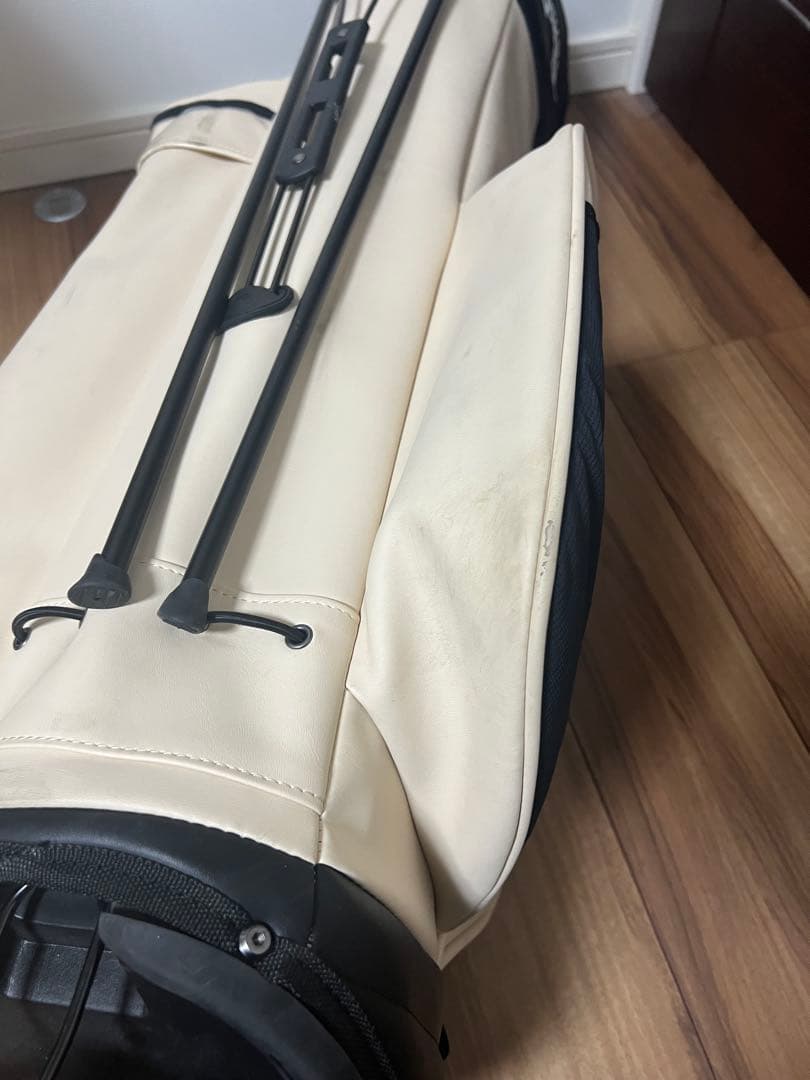 JONES キャディバッグ アイボリー/ブラック