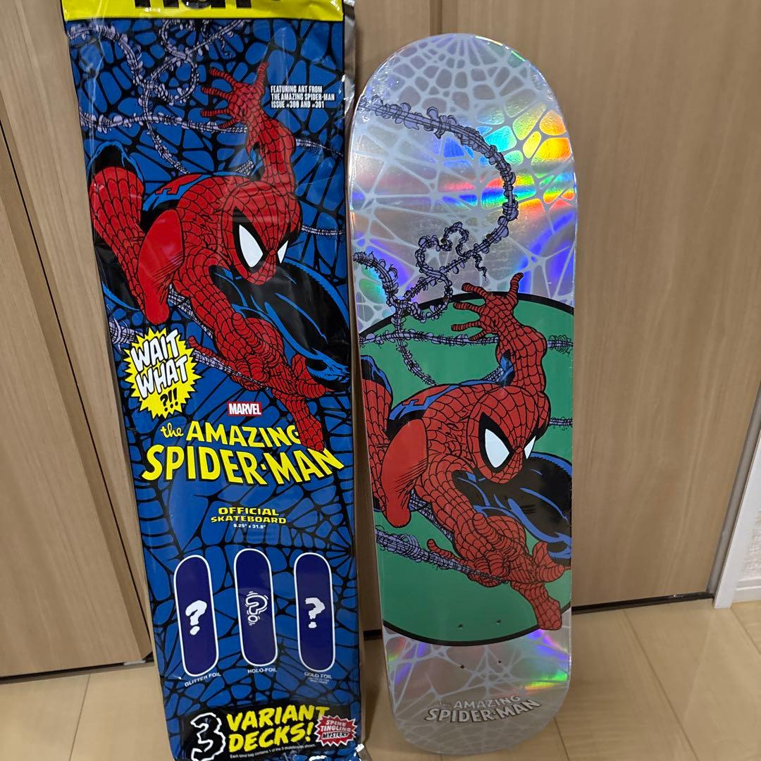 Amazing Spider-Man スケボーデッキ　huf