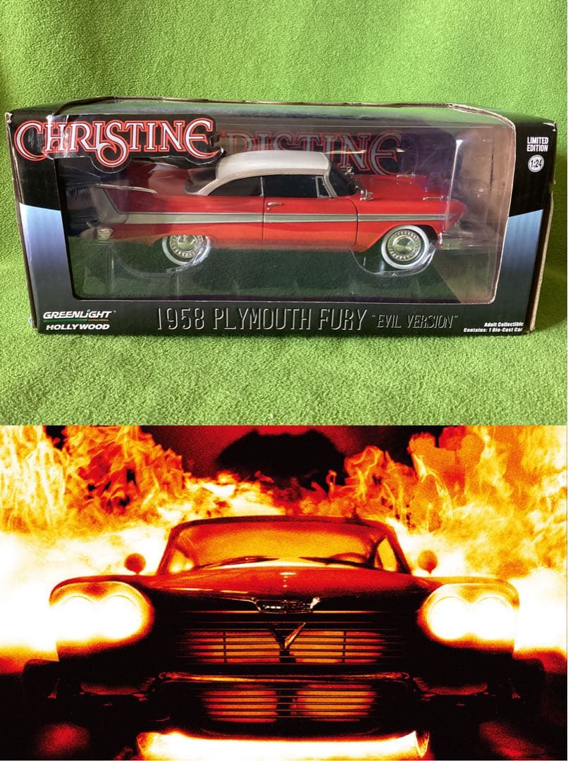 グリーンライト クリスティーン新品 プリムス・フューリーEVIL7×6×19cm